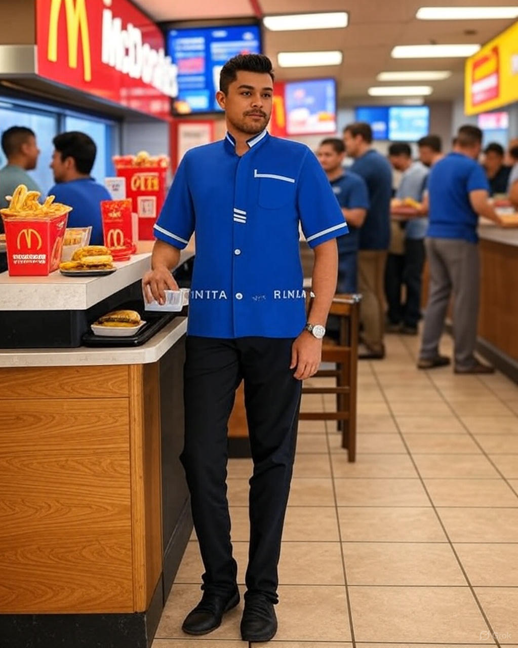 لباس رستورانی مدل توماج (رنگ بندی)