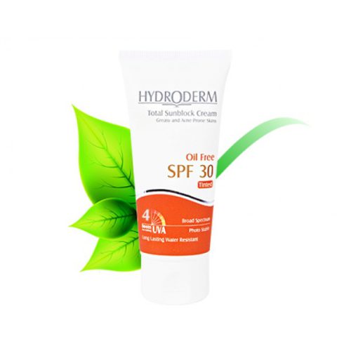 کرم ضدآفتاب SPF30 فاقد چربی هیدرودرم (رنگی)