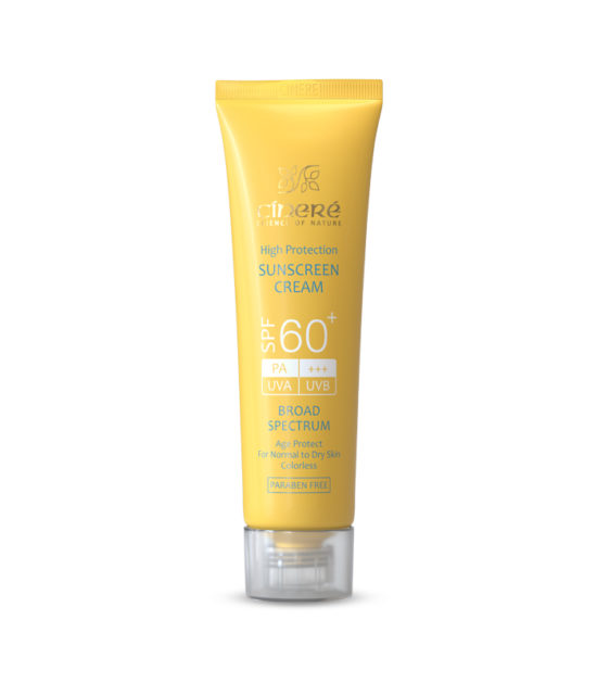 کرم ضد آفتاب بدون رنگ SPF60 سینره