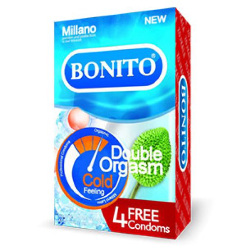کاندوم خاردار و تاخیری بونیتو Bonito Double Orgasm Cold