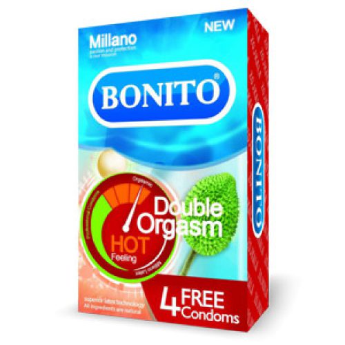 کاندوم خاردار و تاخیری گرم بونیتو Bonito Double Orgasm Hot