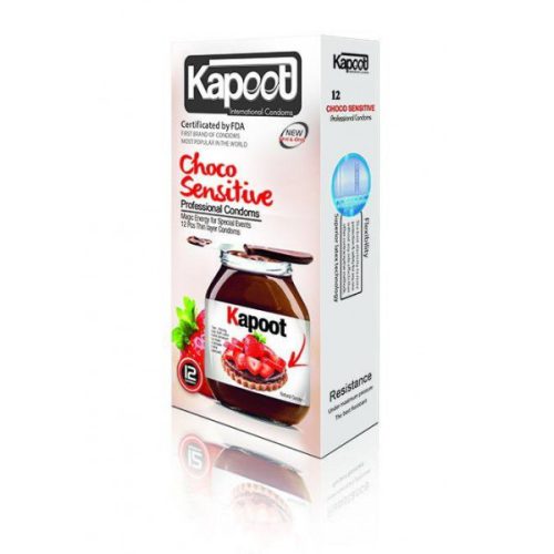 کاندوم کاپوت نوتلا خاردار حلقوی گرم KAPOOT CHOCO CREAM-professional