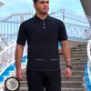 تیشرت یقه دار سه دکمه جودون مردانه (رنگ بندی)