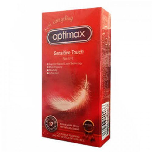 کاندوم کلاسیک و نازک اپتیمکس optimax Sensitive touch