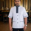 لباس رستورانی مدل ورساچی | یونیفرم رستورانی شیک و لاکچری مناسب پرسنل رستوران و کافه