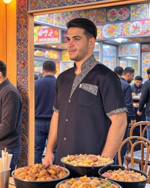 لباس رستورانی مدل سروش مشکی