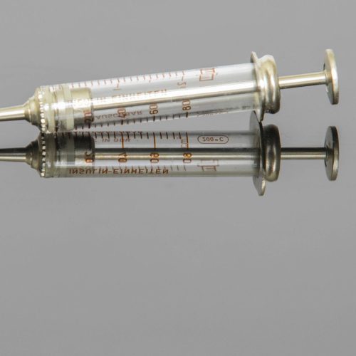 سرنگ شیشه ای 5 سی سی ایده آل آمریکا تمام شیشه ای Glass Syringe, 5ml