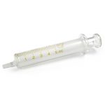 nc7212n-lg سرنگ شیشه ای ۵ سی سی کبوتری چینی تمام شیشه ای Glass Syringe, 5ml