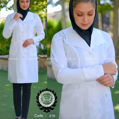 روپوش پزشکی بانوان مدل دلبری  (سایزبندی از 36تا 46)