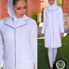 روپوش پزشکی زنانه مدل افسون | شیک، راحت و مناسب مطب