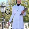 مدل روناک روپوش پزشکی زنانه مدل روناک | شیک، راحت و مناسب مطب
