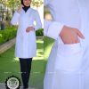 مدل صدف2 روپوش پزشکی زنانه مدل صدف | شیک، خوشدوخت و مناسب مطب