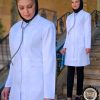 مدل هلیا2 روپوش پزشکی زنانه مدل هلیا | شیک، راحت و مناسب کلینیک