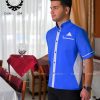 شاهين شاهین- ترگال ساده ابی با خرجكار لباس آشپزی مدل شاهین آبی با خرجكار سفید