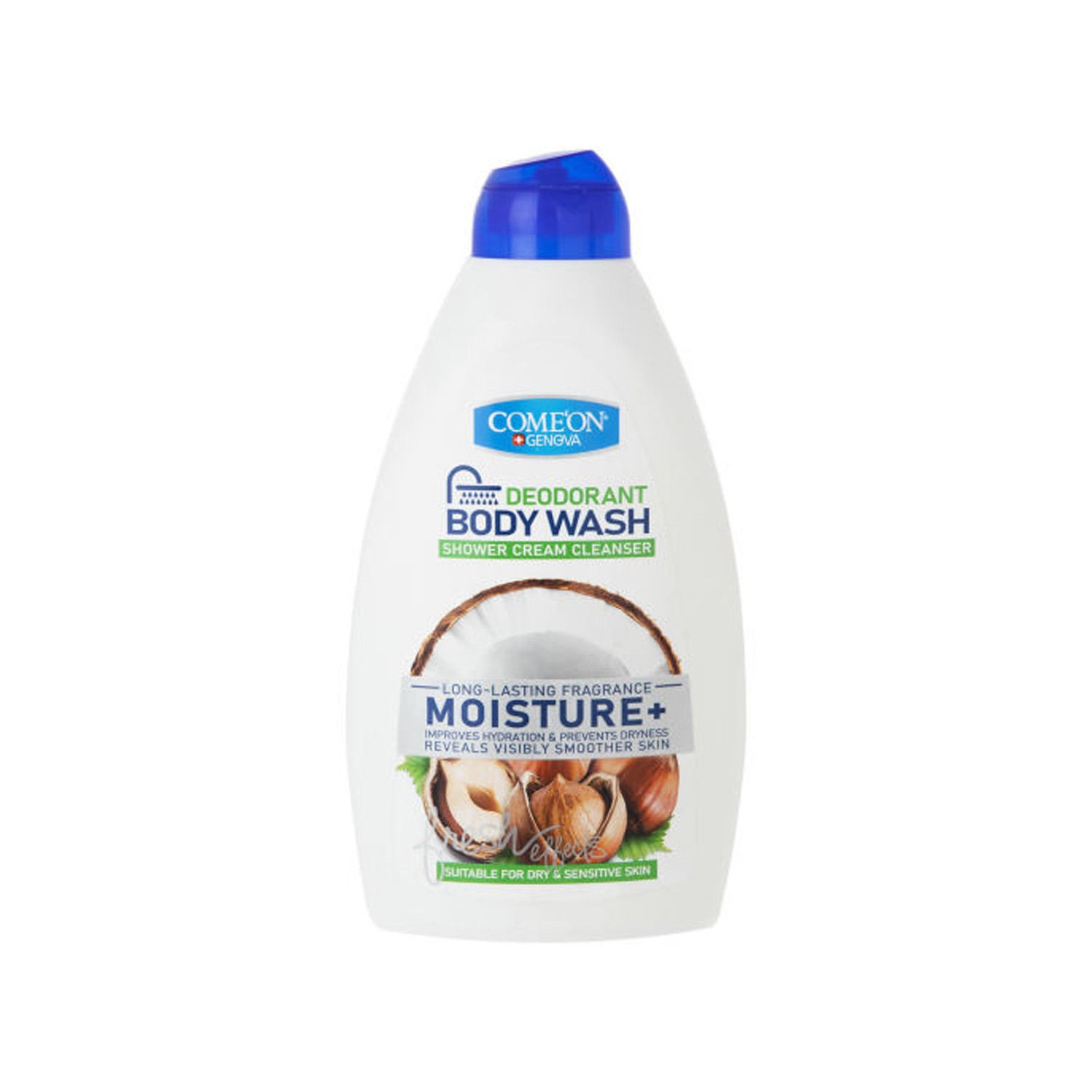 شامپو بدن کامان مدل رطوبت رسان Moisture حجم 510 میلی لیتر
