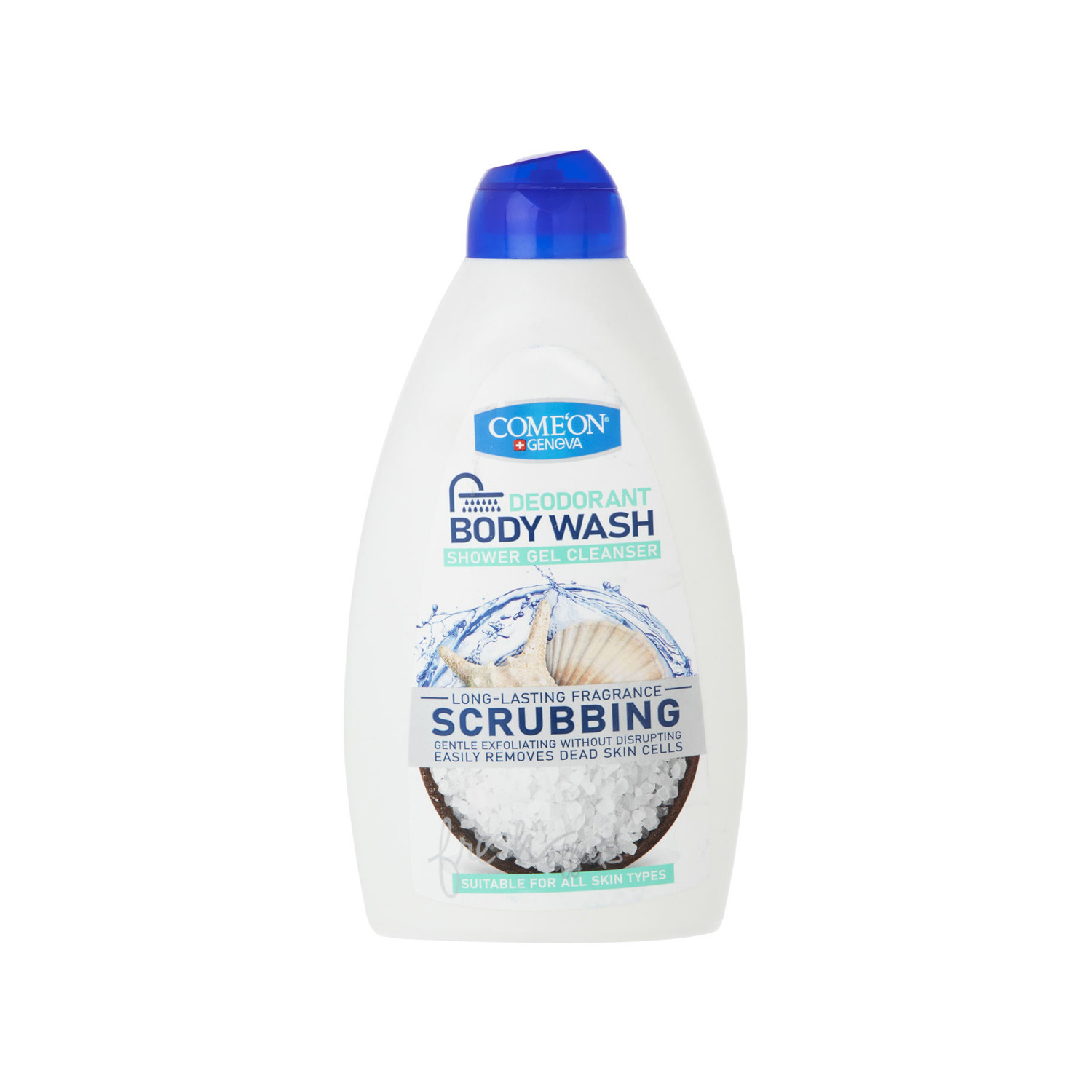 شامپو بدن کامان مدل لایه بردار Scrubbing حجم 510 میلی لیتر