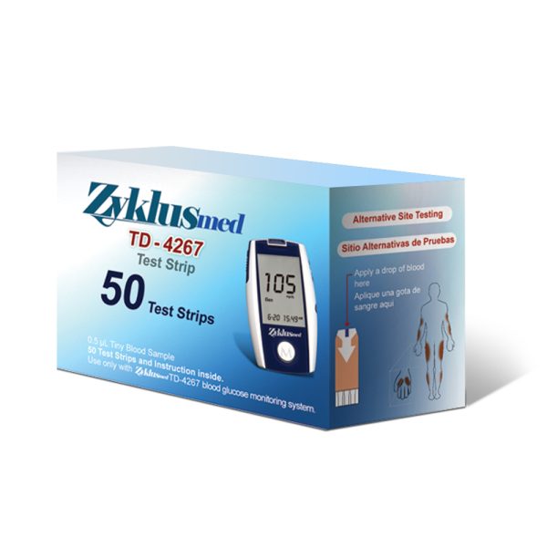 نوار تست قند خون زیکلاس مد ۵۰ عددی ZYKLUSMED TEST STRIP