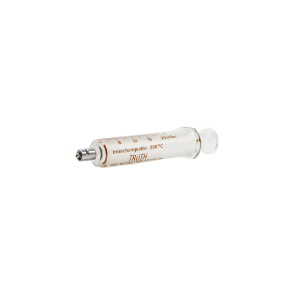 سرنگ لوئرلاک (قفل دار) شیشه ای 20 سی سی ایتالیایی تمام شیشه ای Glass Syringe, Luer Lock 20ml
