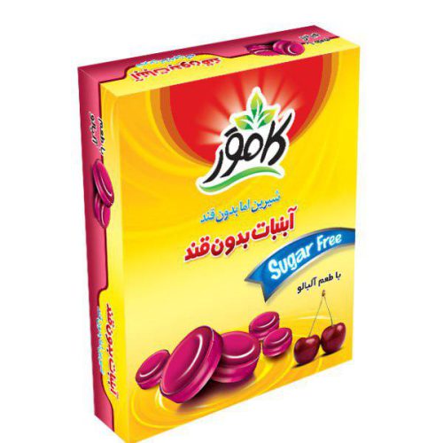 آبنبات بدون قند آلبالو کامور