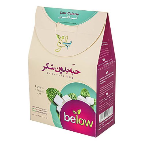 حبه قند بدون شکر رژیمی بلو از گیاه استویا طعم شکلاتی ۲۵۰ گرم