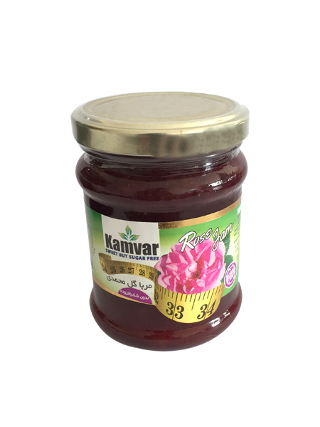 مربا گل سرخ کامور (رژیمی بدون شکر)