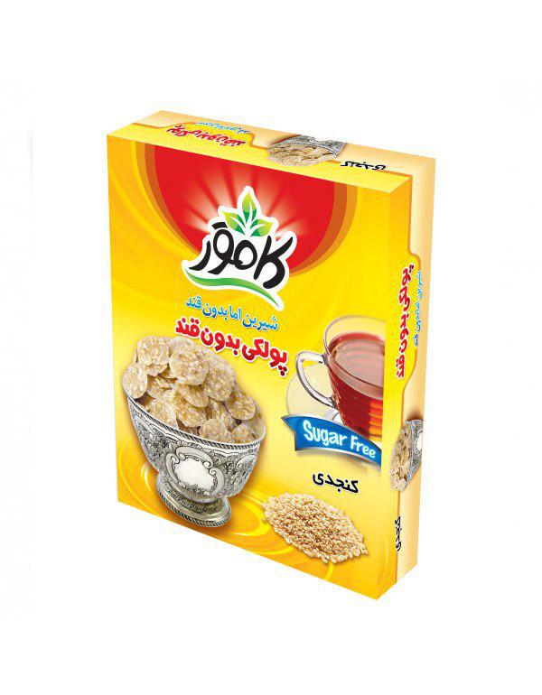 پولکی کنجدی کامور (رژیمی بدون شکر)