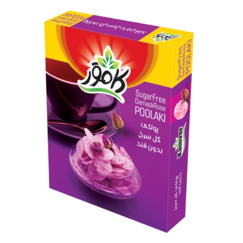 پولکی گل سرخ کامور (رژیمی بدون شکر)