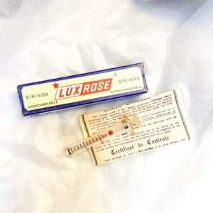 سرنگ آزمایشگاهی شیشه ای ۱ سی سی انسولین لوکس رز Glass Syringe , ۱cc