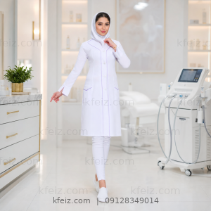 روپوش پزشکی زنانه مدل نیوشا