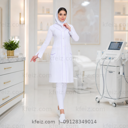 روپوش پزشکی زنانه مدل نیوشا