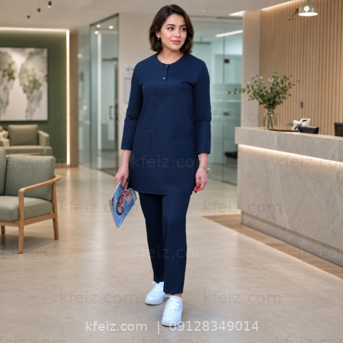 اسکراب و شلوار پزشکی زنانه مدل مارال با رنگ‌بندی متنوع