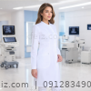 روپوش پزشکی زنانه مدل آیدا
