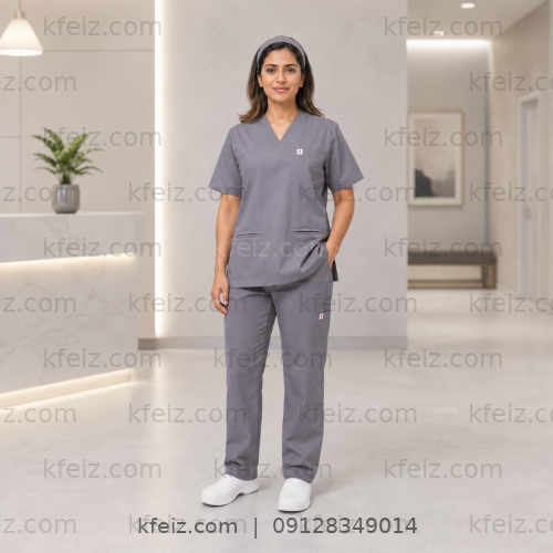 لباس اسکراب زنانه مدل بارین لباس اسکراب زنانه بارین برای پزشکان و پرستاران