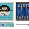 سرسوزن فلزی گلد کراس Gold Cross سایز 21G طول 1.5 اینچ با جعبه آبی و بستهبندی 12 عددی سرسوزن فلزی گلد کراس Gold Cross سایز 21G طول 1.5 اینچ با جعبه آبی و بستهبندی 12 عددی